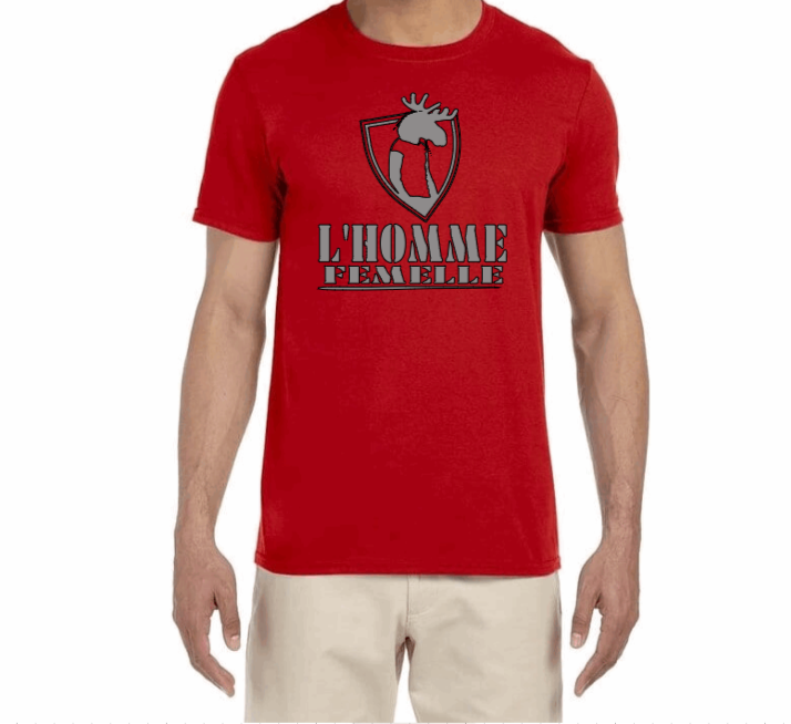 T-SHIRT Homme Femelle Rouge